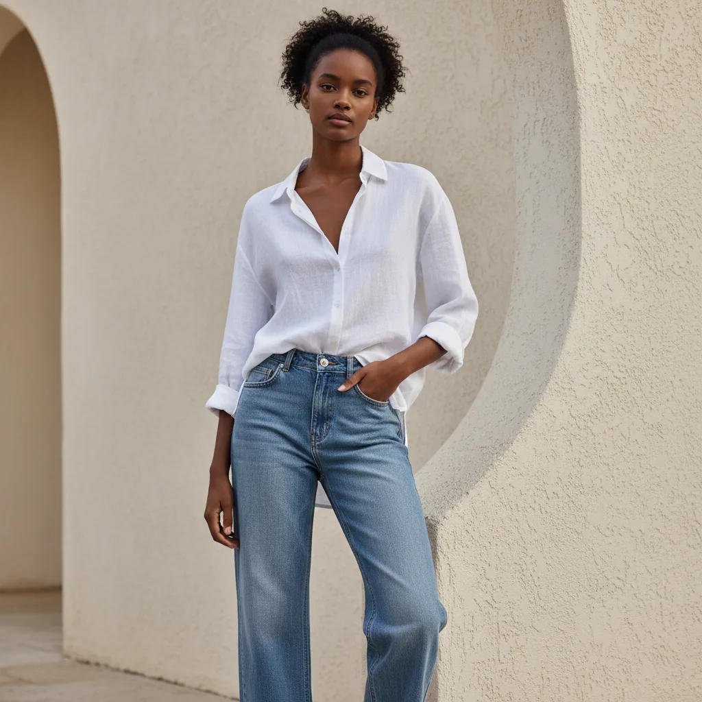 Barrel-leg jeans, explained: who they suit and what to wear with them